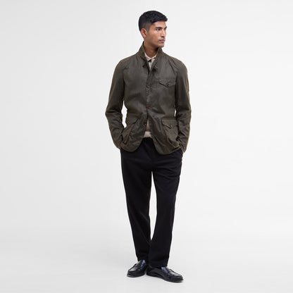 Barbour Beacon Sports Jacket Olive - The Sporting Lodge