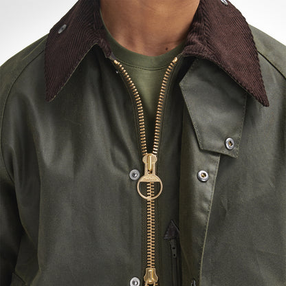 Barbour Beaufort Wax Jacket Archive Olive - The Sporting Lodge