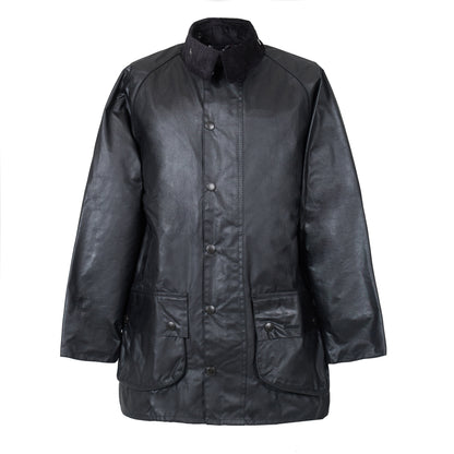 Barbour Beaufort Wax Jacket Black