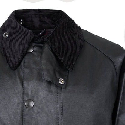 Barbour Beaufort Wax Jacket Black
