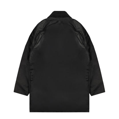 Barbour Beaufort Wax Jacket Black - The Sporting Lodge