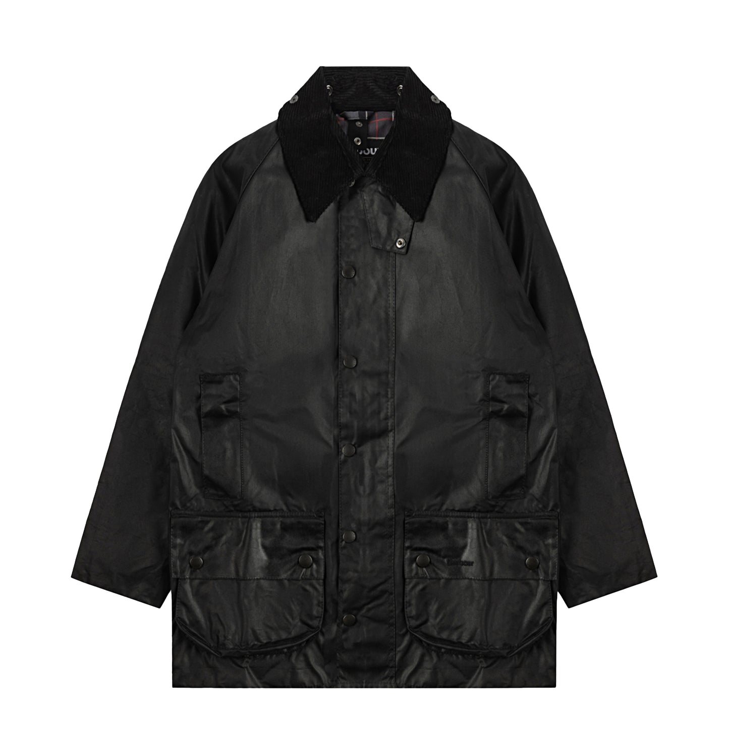 Barbour Beaufort Wax Jacket Black - The Sporting Lodge