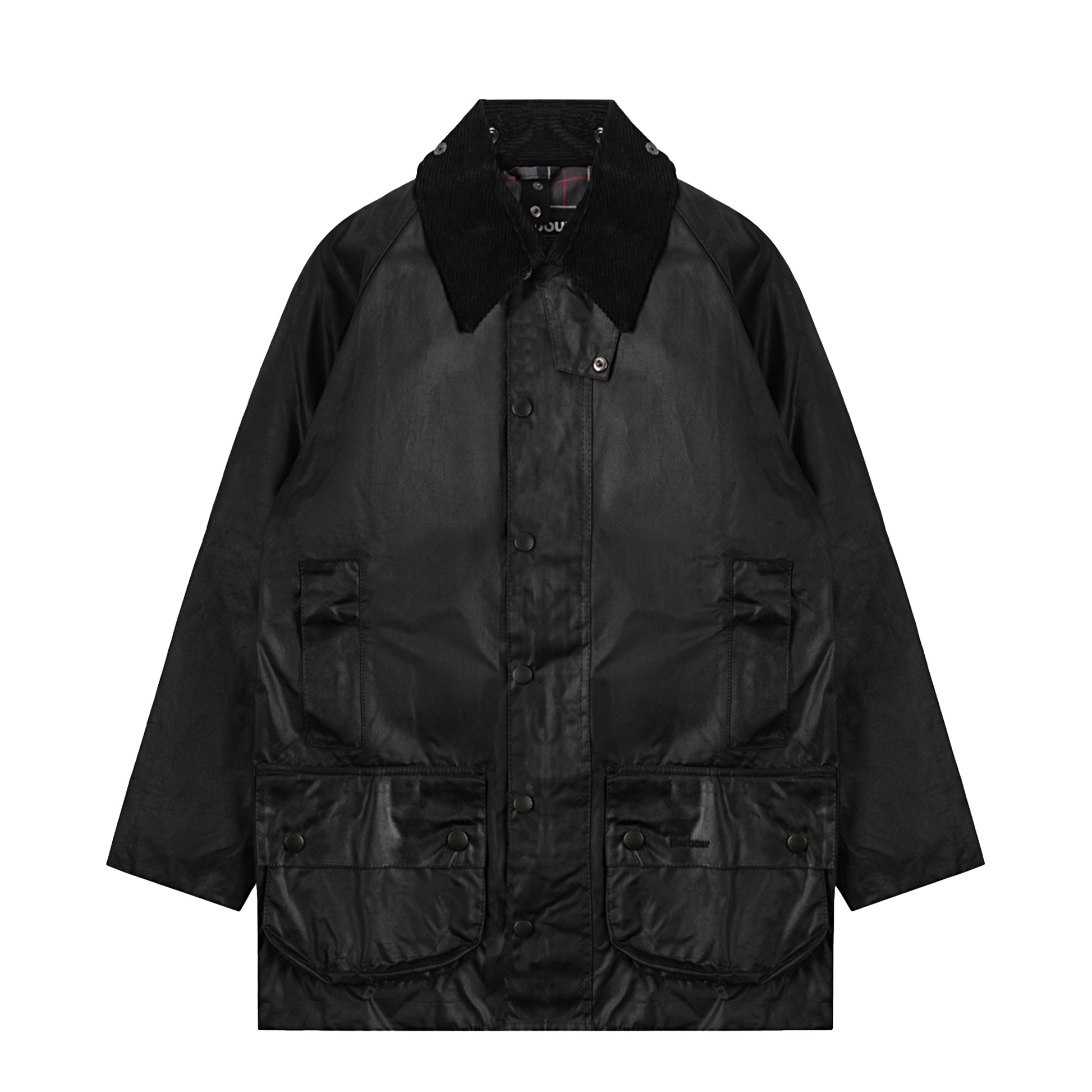 Barbour Beaufort Wax Jacket Black - The Sporting Lodge