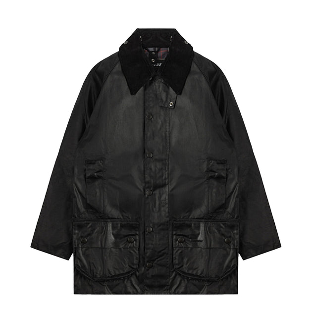 Barbour Beaufort Wax Jacket Black – The Sporting Lodge