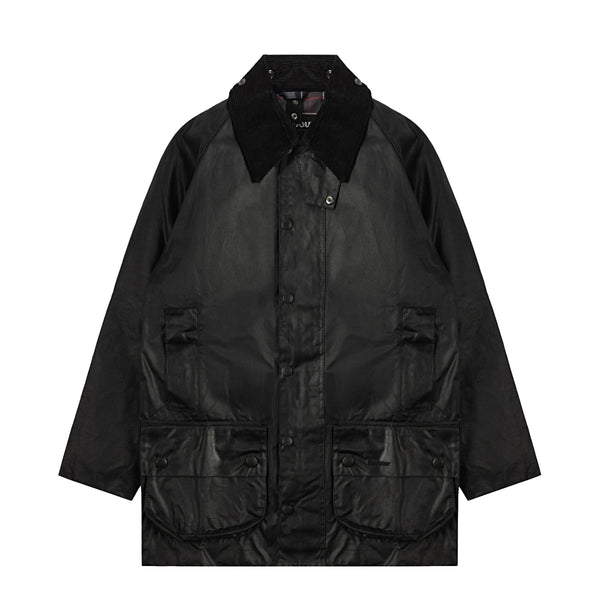 Barbour Beaufort Wax Jacket Black – The Sporting Lodge