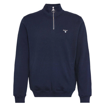 Barbour Beckhill Half Zip Sweatshirt Navy - The Sporting Lodge