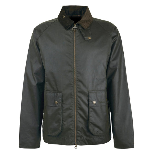 Barbour Bedale Short Wax Jacket Fern - The Sporting Lodge