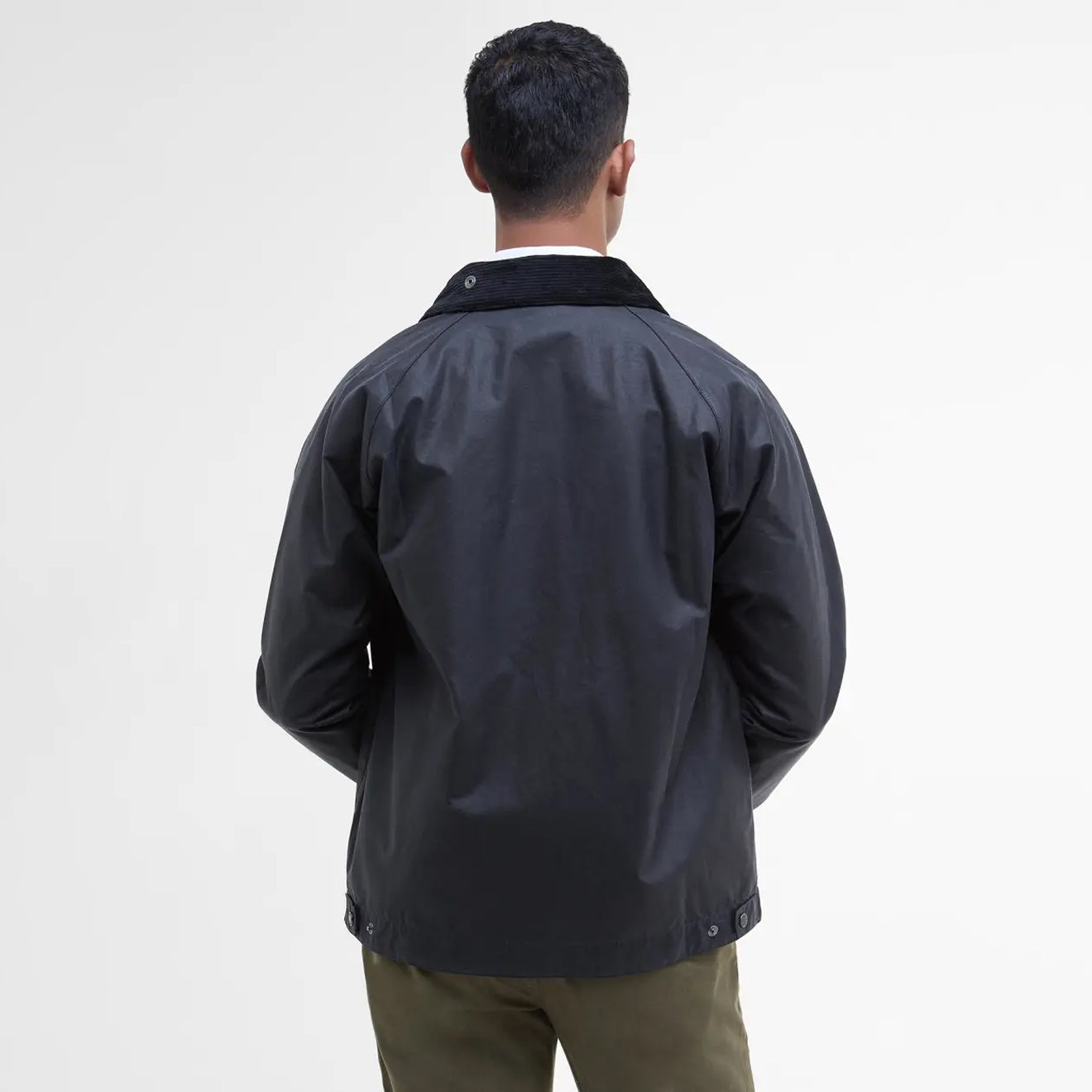Barbour Bedale Short Waxed Jacket Navy | The Sporting Lodge