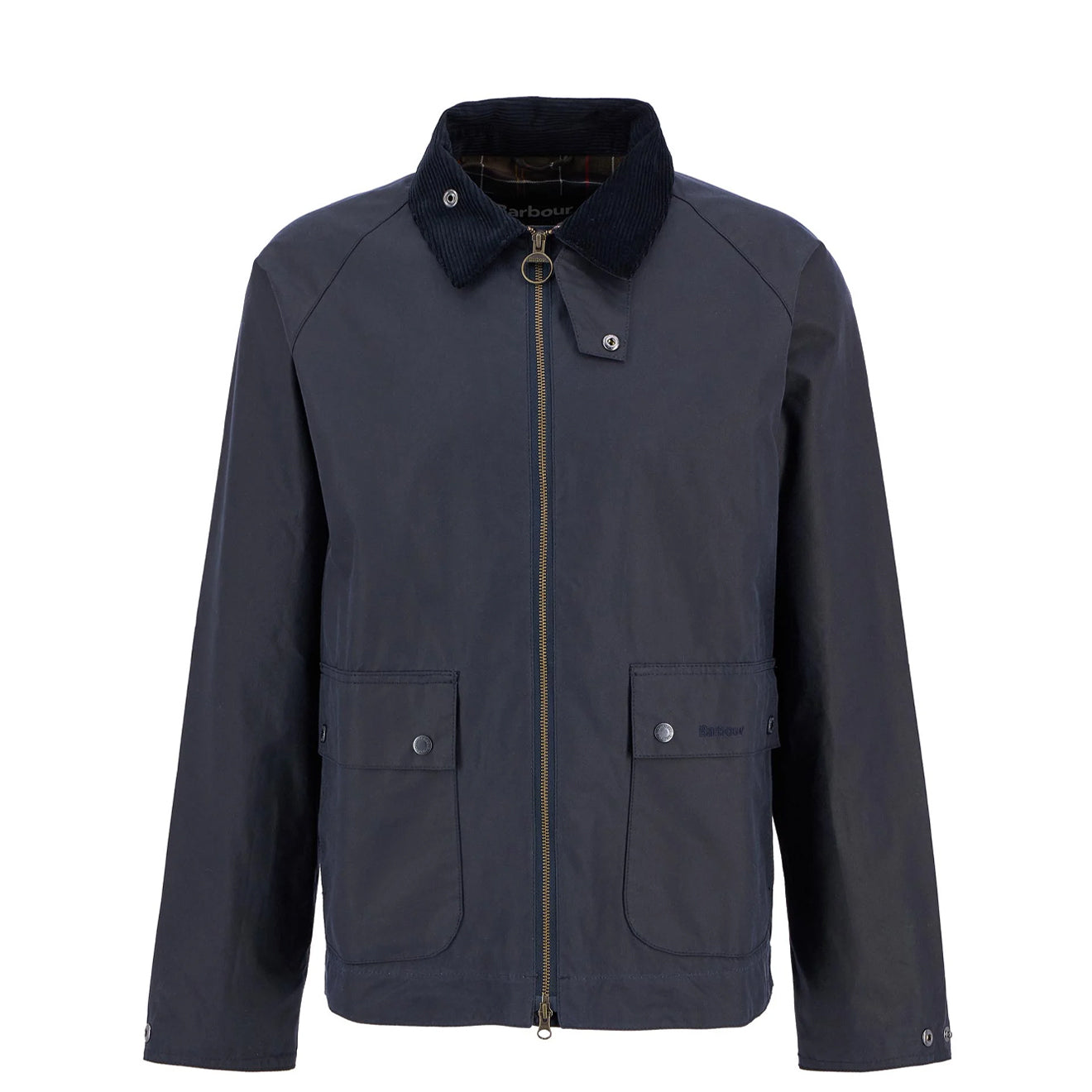Barbour Bedale Short Waxed Jacket Navy | The Sporting Lodge