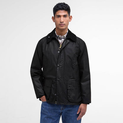 Barbour Bedale Wax Jacket Black - The Sporting Lodge