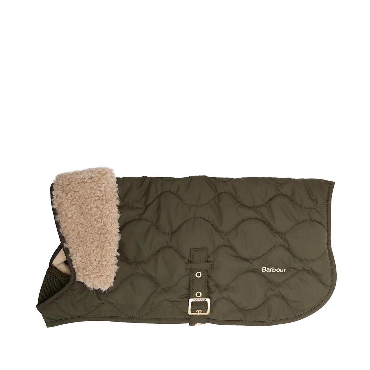 Barbour Beith Quilted Dog Coat Olive