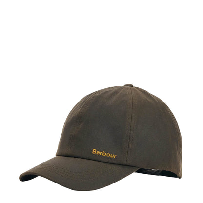 Barbour Belsay Wax Sports Cap Olive
