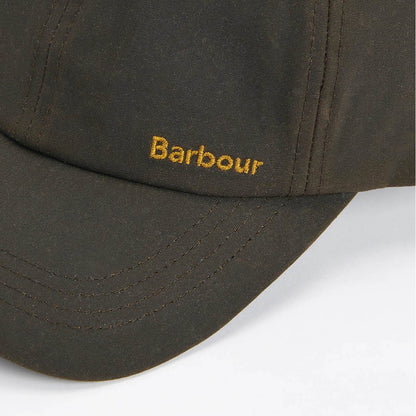 Barbour Belsay Wax Sports Cap Olive