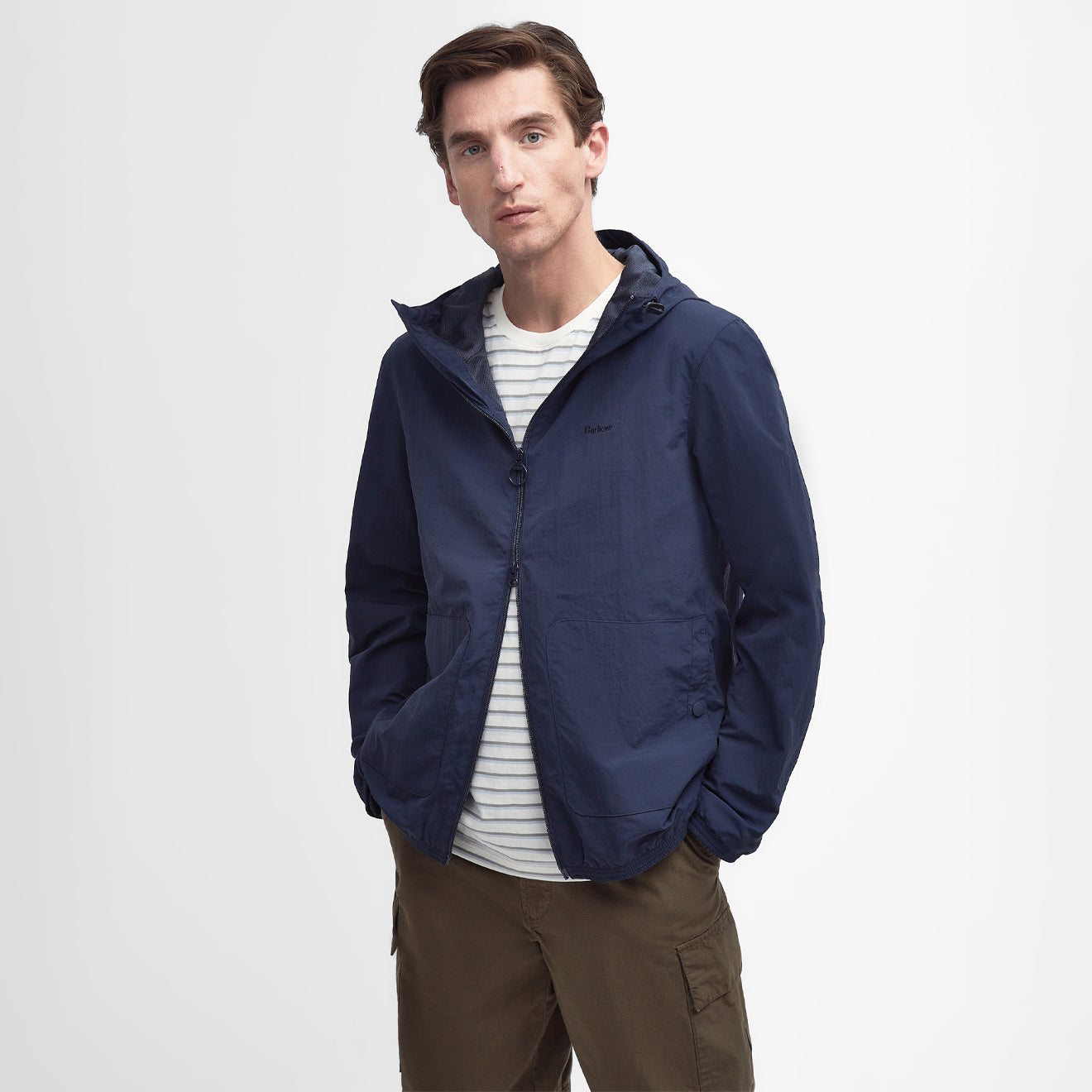 Barbour Berwick Showerproof Jacket Classic Navy - The Sporting Lodge