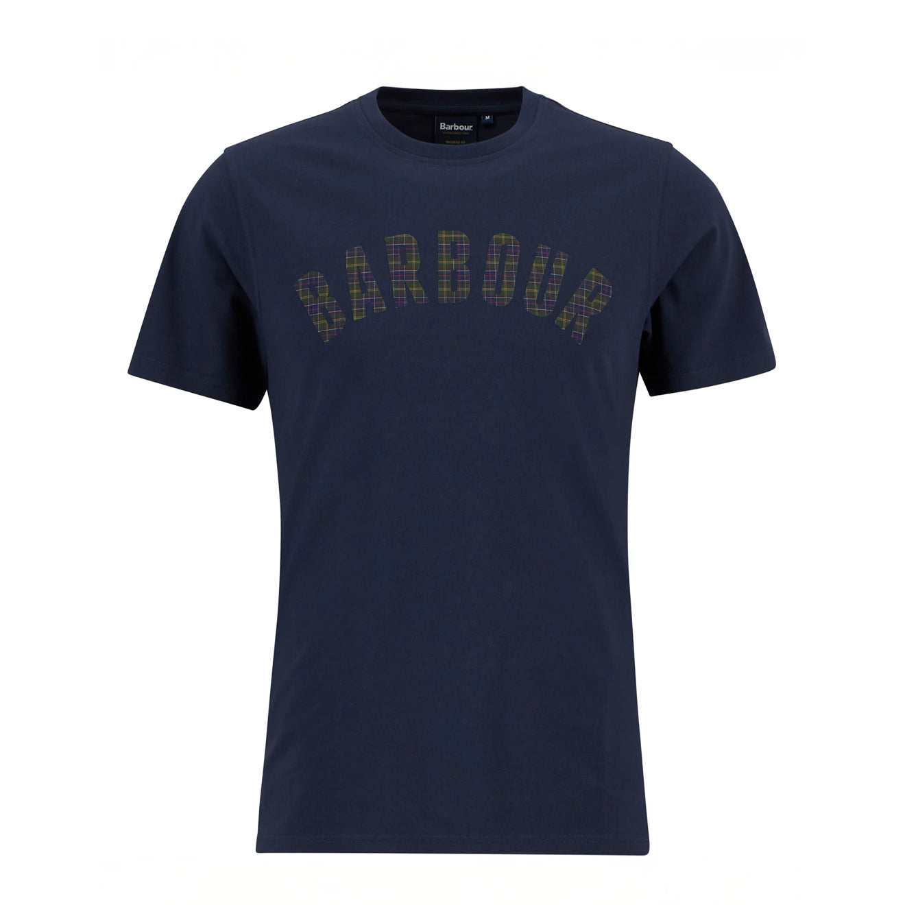 Barbour Berwick Tartan T-Shirt Navy
