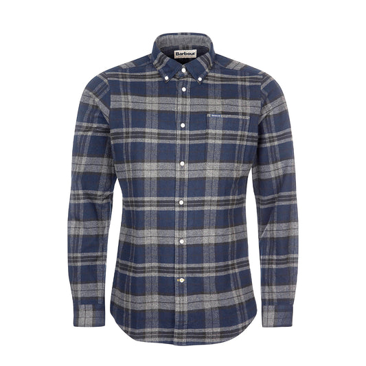 Barbour Betsom Tailored Checked Shirt Grey Marl