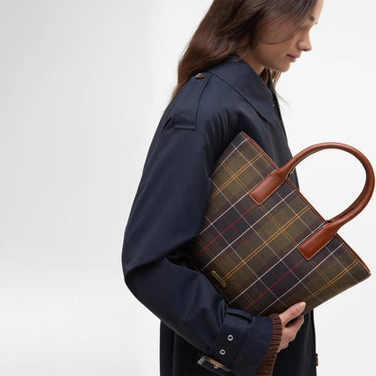 Barbour Birch Tartan Tote Bag Classic Tartan