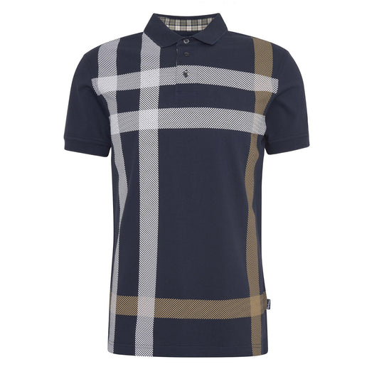 Barbour Blaine Polo Shirt Navy/Pine
