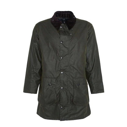 Barbour Border Waxed Jacket Archive Olive - The Sporting Lodge