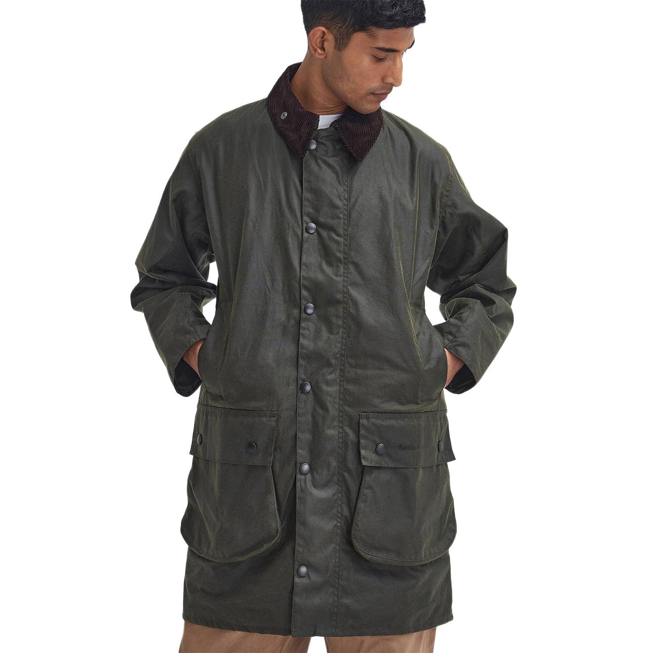Barbour Border Waxed Jacket Archive Olive – The Sporting Lodge