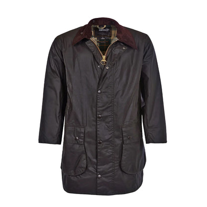 Barbour Border Waxed Jacket Sage - The Sporting Lodge