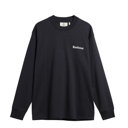 Barbour Bowery Oversized Graphic L/S T-Shirt Black