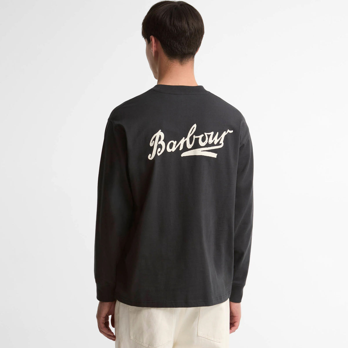 Barbour Bowery Oversized Graphic L/S T-Shirt Black