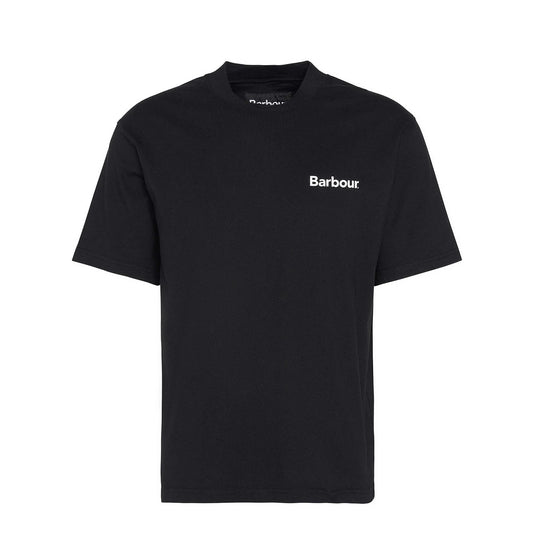 Barbour Bowery Oversized Graphic T-Shirt Black - The Sporting Lodge