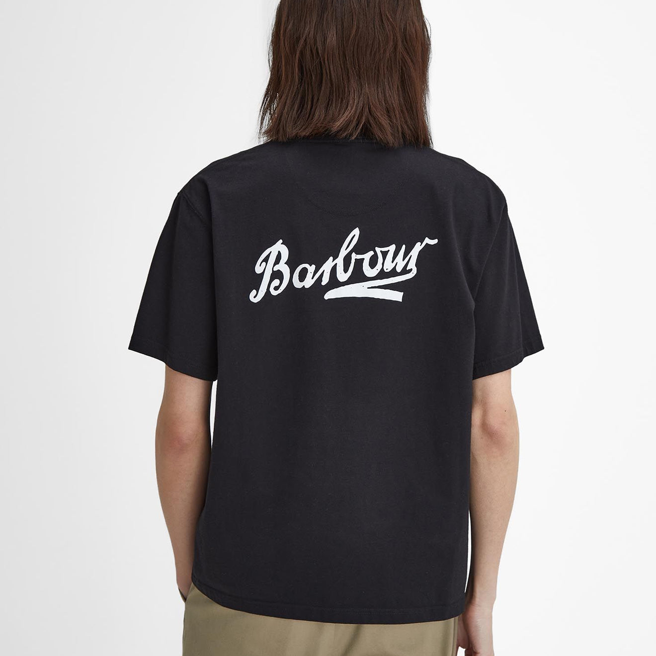 Barbour Bowery Oversized Graphic T-Shirt Black - The Sporting Lodge