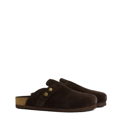 Barbour Bowman Sandal Choc Suede