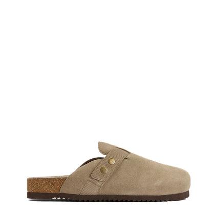Barbour Bowman Sandal Taupe Suede