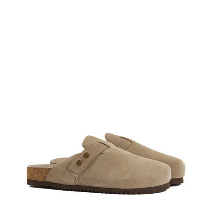 Barbour Bowman Sandal Taupe Suede
