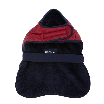 Barbour Brampton Quilted Dog Coat Red/Navy