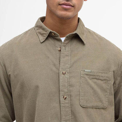 Barbour Bramside Relaxed Cord Shirt Olive