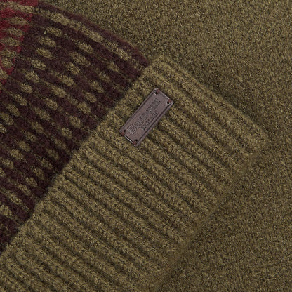 Barbour Branton Beanie & Scarf Gift Set Army Green - The Sporting Lodge