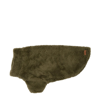 Barbour Brindle Fleece Dog Jumper Olive