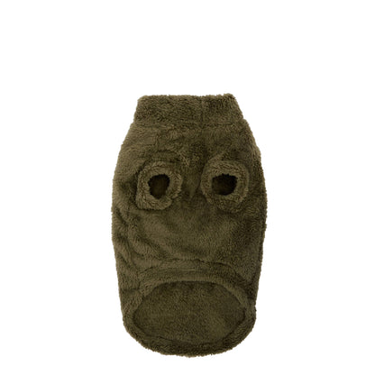 Barbour Brindle Fleece Dog Jumper Olive