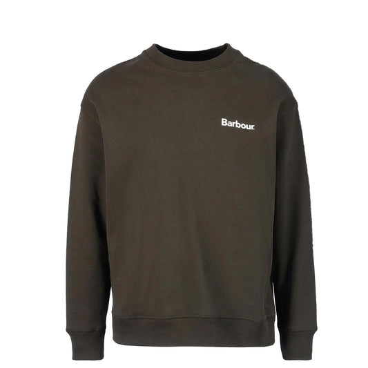 Barbour Brushed Nicholas OS Crew Neck Sweatshirt Sage
