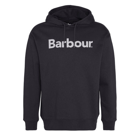 Barbour Brushed Nicholas OS Hoodie Black - The Sporting Lodge
