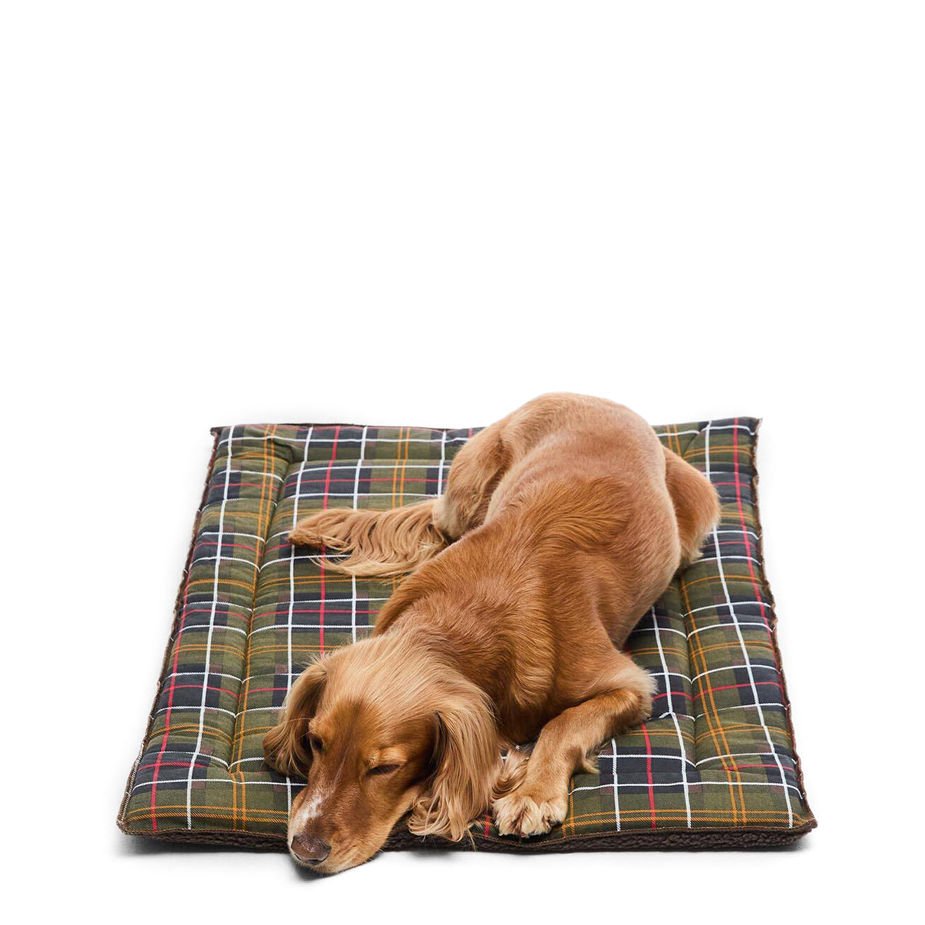Barbour Cage Dog Mat Classic Tartan
