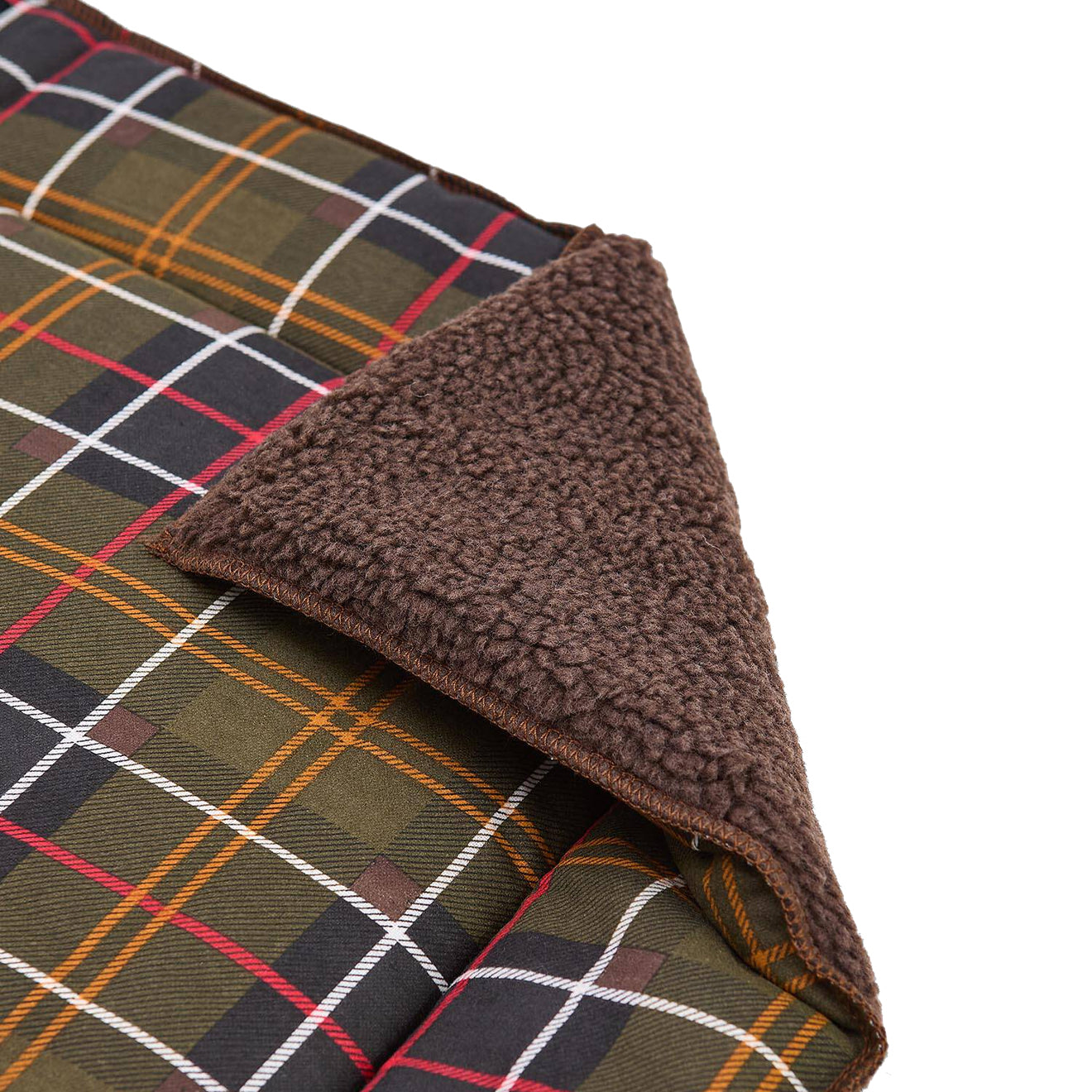 Barbour Cage Dog Mat Classic Tartan