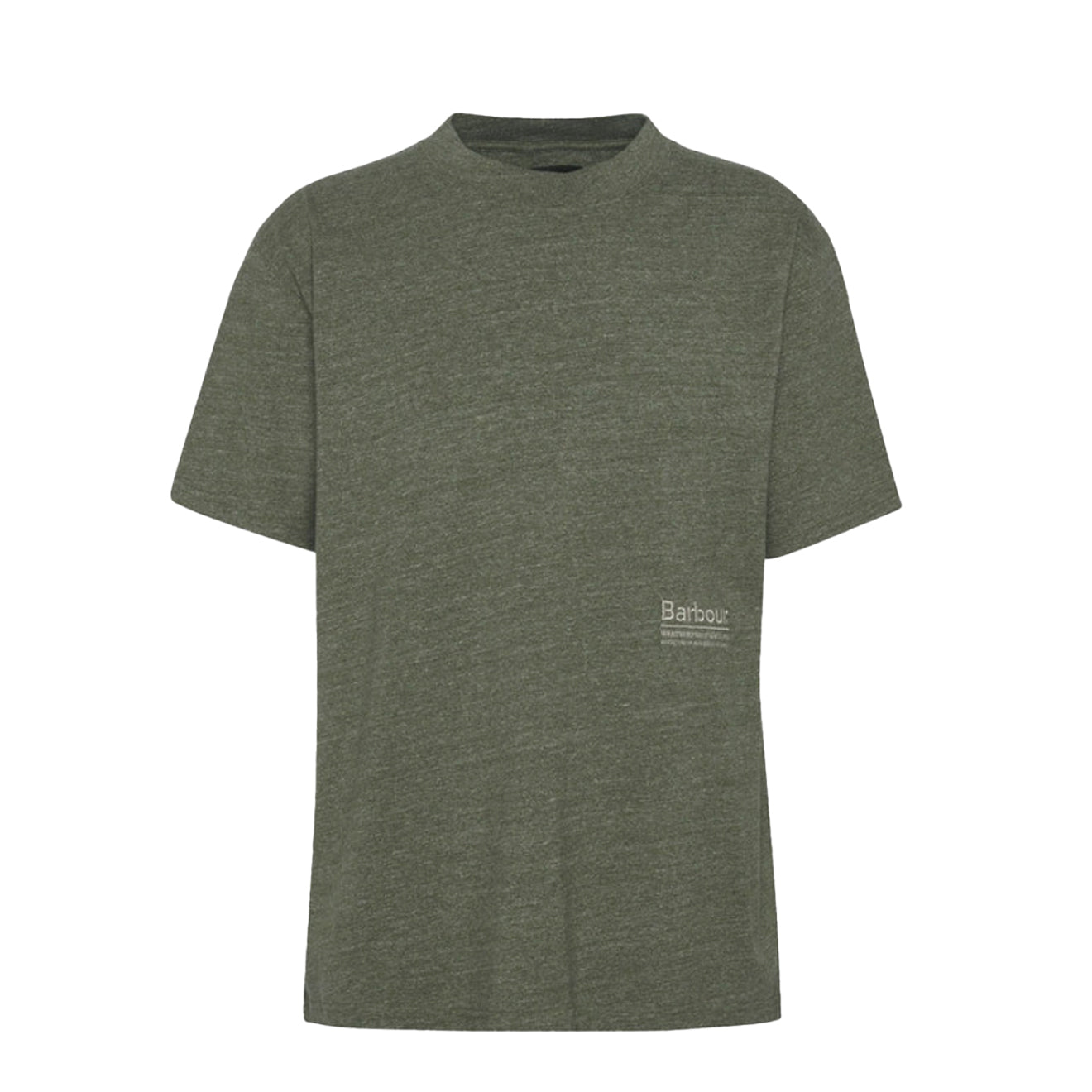 Barbour Calton Linen Blend Fit T-Shirt Burnt Olive