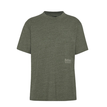 Barbour Calton Linen Blend Fit T-Shirt Burnt Olive