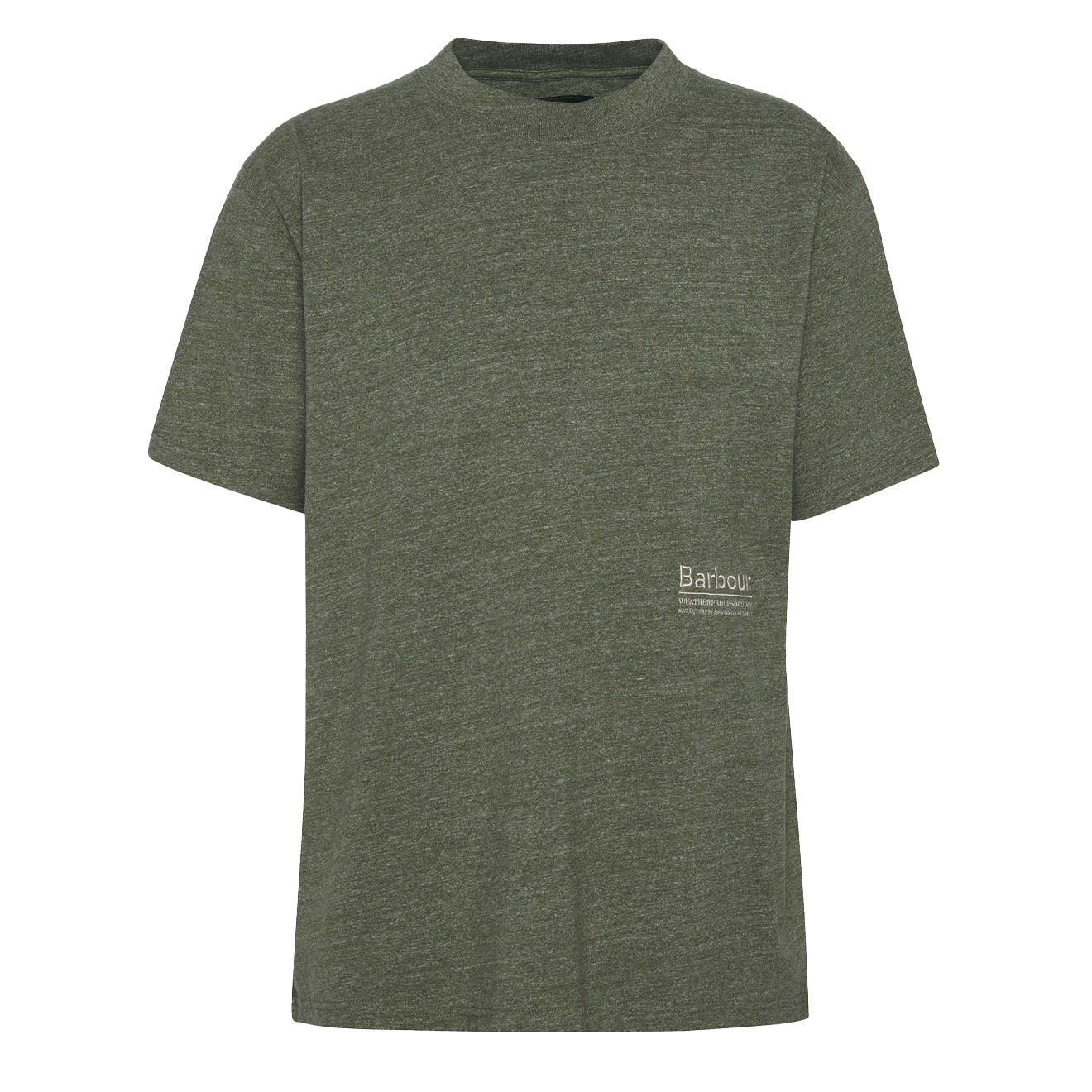 Barbour Calton Linen Blend Fit T-Shirt Burnt Olive - The Sporting Lodge