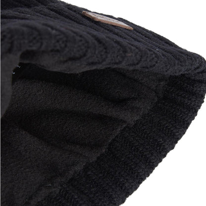 Barbour Carlton Beanie Hat Black - The Sporting Lodge