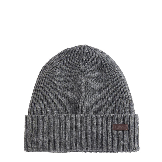 Barbour Carlton Beanie Hat Grey - The Sporting Lodge