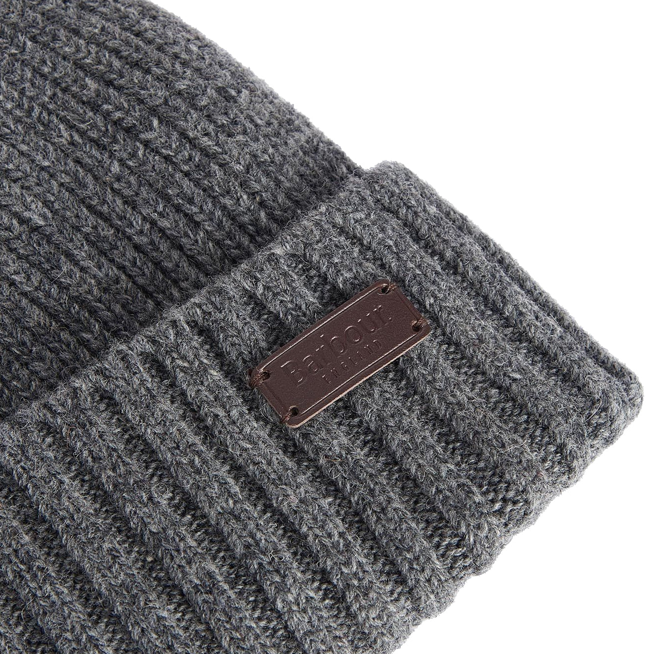 Barbour Carlton Beanie Hat Grey - The Sporting Lodge