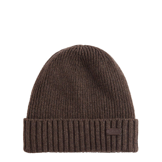 Barbour Carlton Beanie Hat Mid Brown