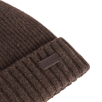 Barbour Carlton Beanie Hat Mid Brown - The Sporting Lodge