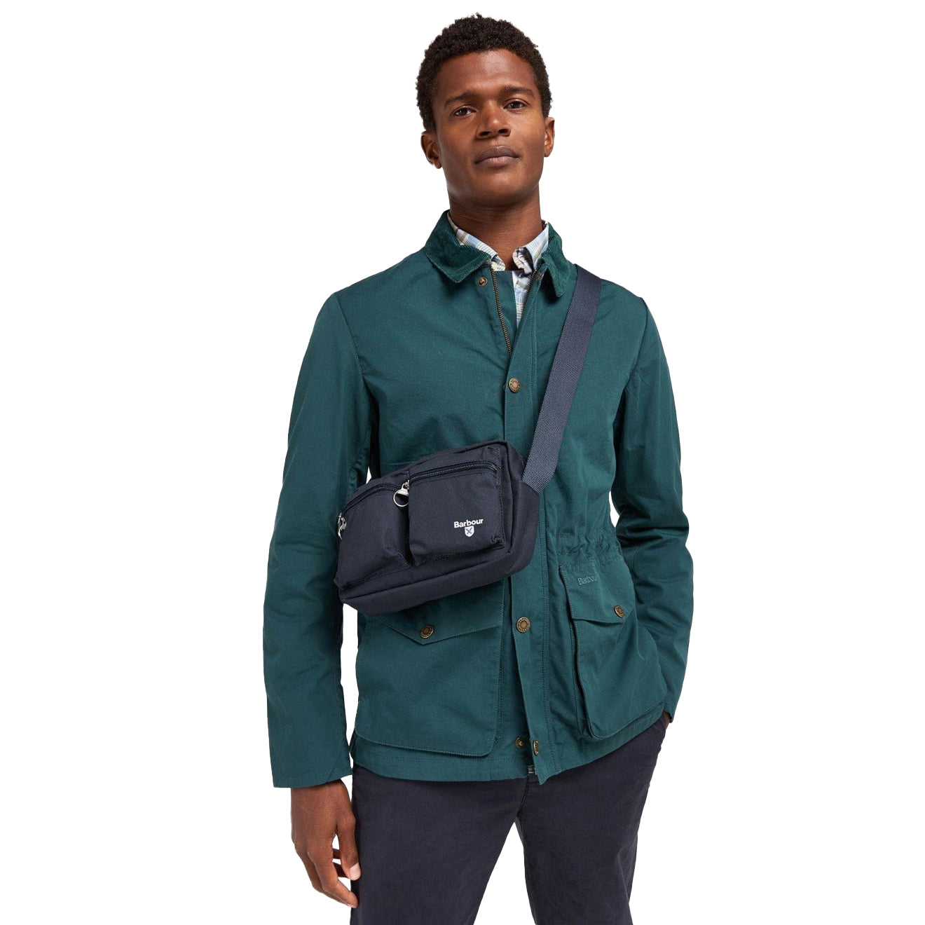 Barbour Cascade Crossbody Bag Navy - The Sporting Lodge